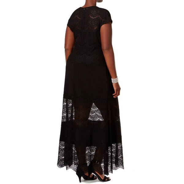 solid lace dress