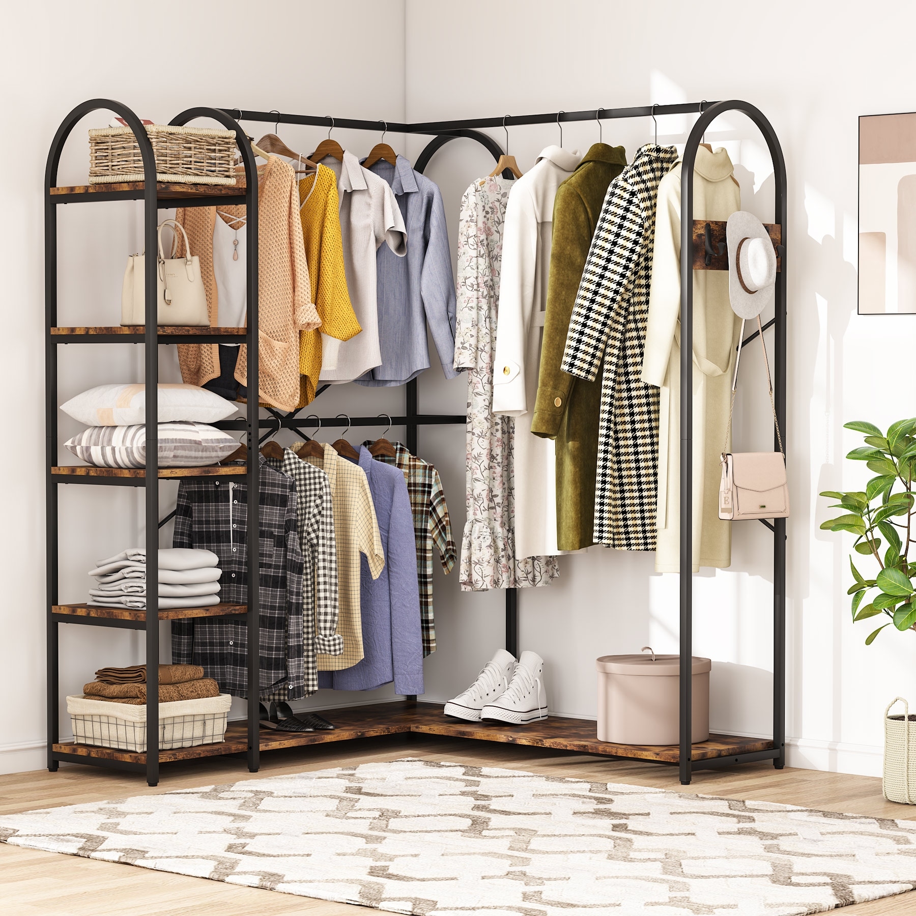 Corner cloth stand clearance