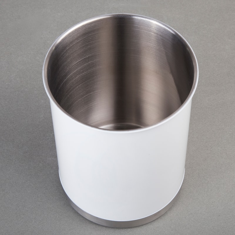 Creative Home Heavy Gauge Stainless Steel Large Tool Crock Utensil