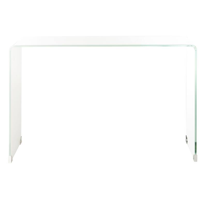 SAFAVIEH Modena Ombre Glass Console Table - Clear / Blue - 43.3" x 13.8" x 29.5" - 43Wx14Dx30H - Clear