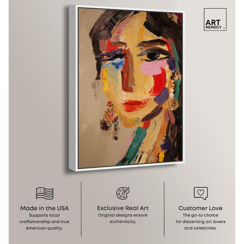 Colorful Expression II Canvas by Art Remedy