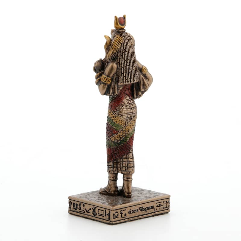 3.43" H HATHOR Statue Resin - 1.54"x1.5"x3.43"