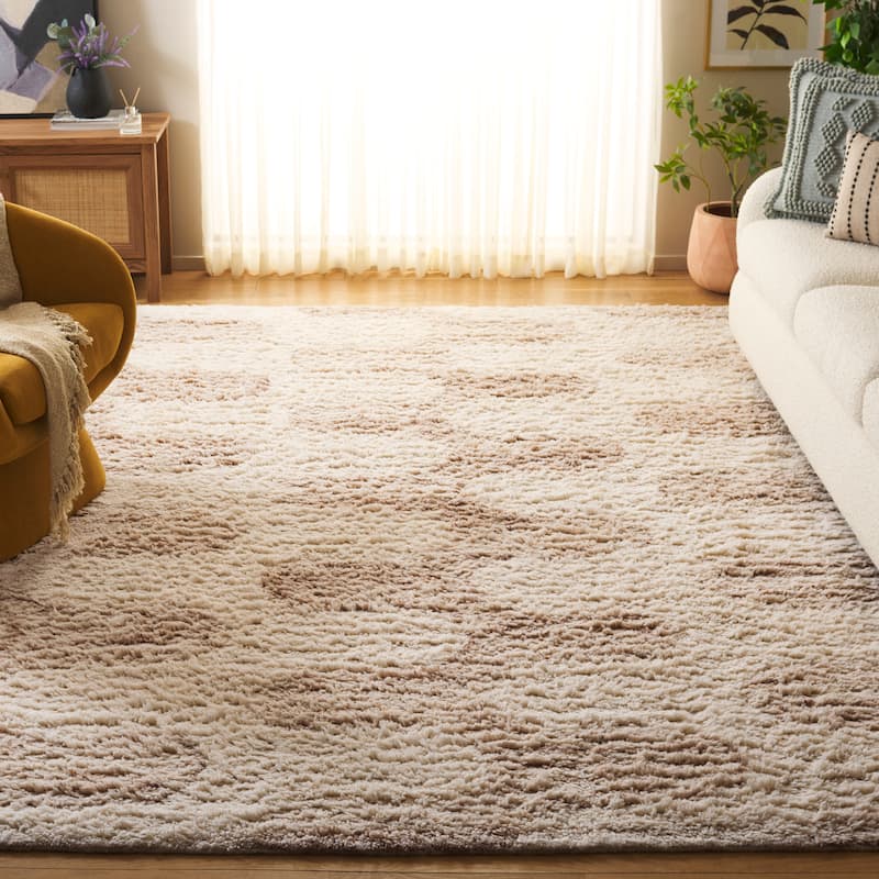 SAFAVIEH Handmade Vermont Genovica Wool Rug - 8' x 10' - Ivory/Beige