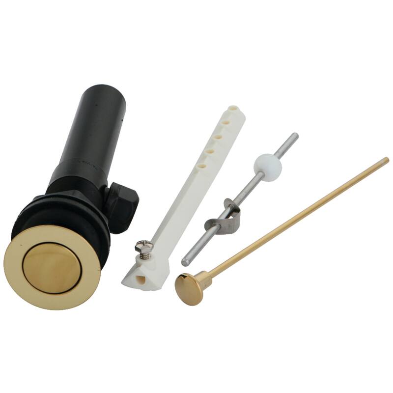 Kingston Brass Pop-Up Drain with Overflow - Polished Brass