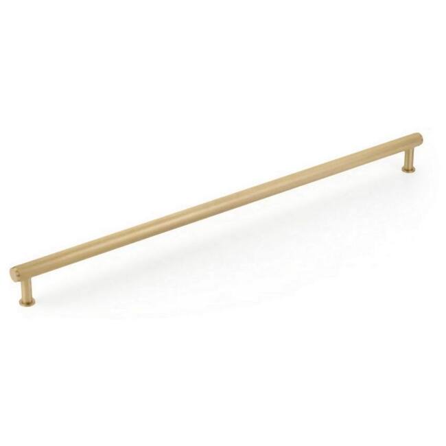 Schaub and Company Pub House 24" Center to Center Bar Smooth Bar Solid - Signature Satin Brass