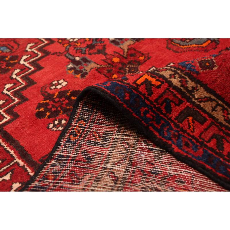 ECARPETGALLERY Hand-knotted Andelz Red Wool Rug - 3'4 x 6'4
