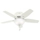 preview thumbnail 2 of 13, Hunter 42" Newsome Low Profile Ceiling Fan with LED Bowl Light Kit, Pull Chain - Transitional, Casual