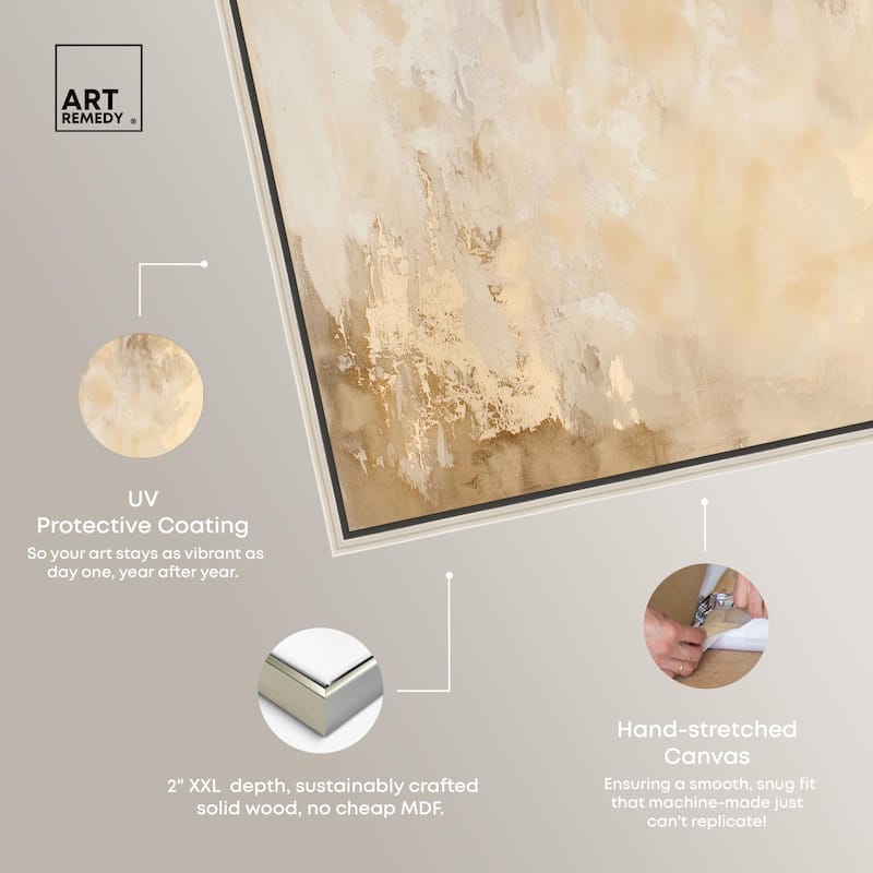 Sun Brust Gilding III Canvas by Art Remedy