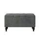preview thumbnail 29 of 27, CraftPorch 2 Piece Bedroom Bench Set Velvet Wingback Upholstered Bed