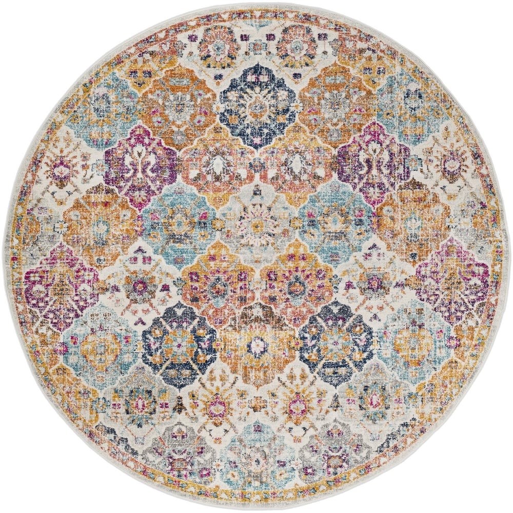 Livabliss Harput Transitional Medallion Area Rug