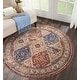 preview thumbnail 7 of 13, Nourison Reseda Geometric Moroccan Area Rug 5' Round - Multi - Runner/Round