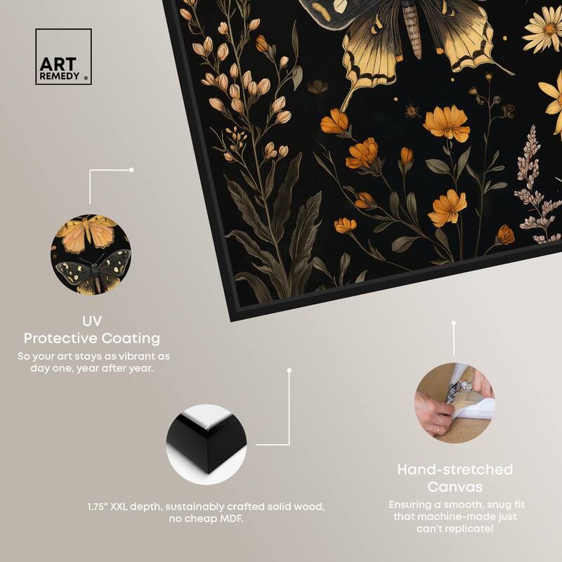 Winged Visitors II Canvas by Art Remedy