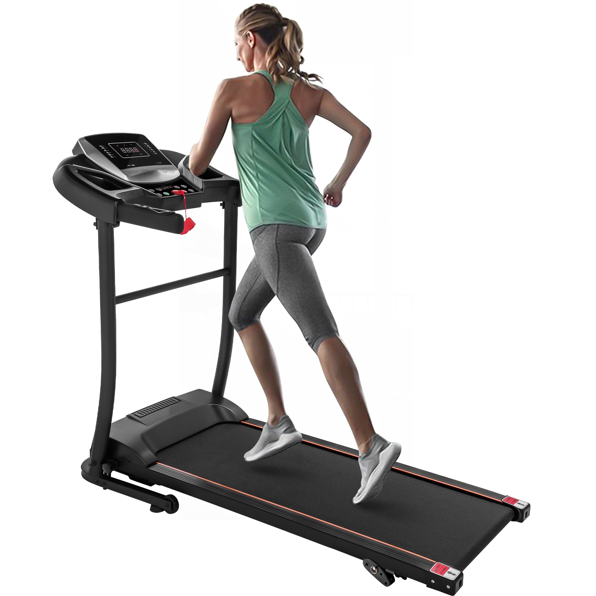Folding electric 2025 treadmill with incline