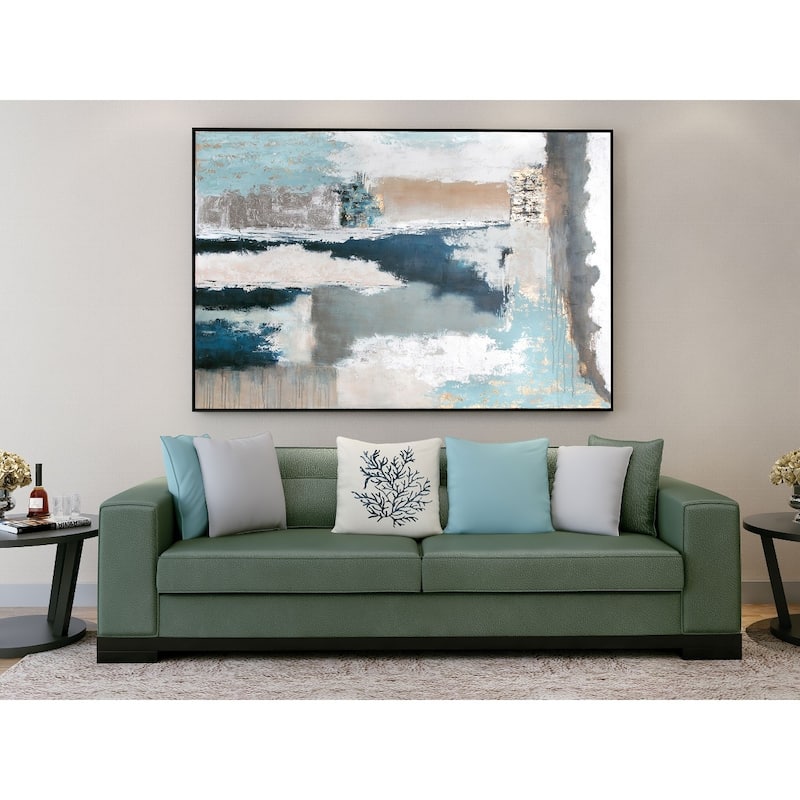 Exhilaration, Framed Hand Painted Canvas