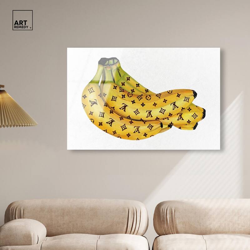 Fashion Bananas III Acrylic by Art Remedy, Ready to Hang