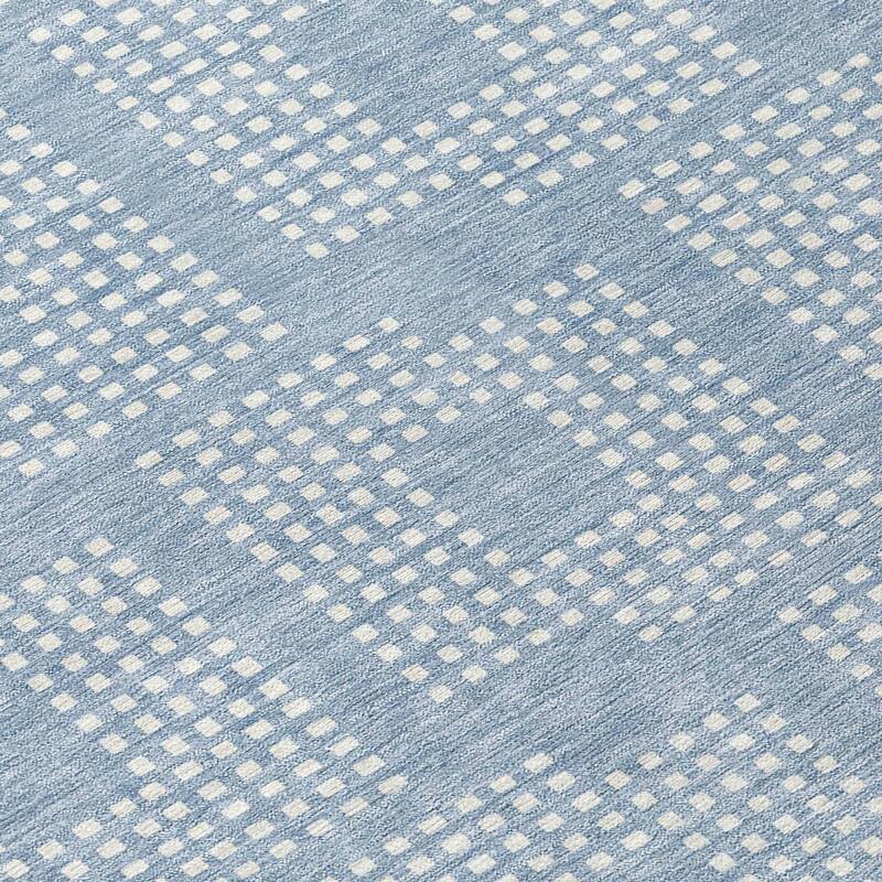 Machine Washable Indoor/ Outdoor Chantille Houndstooth Modern Rug