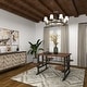 preview thumbnail 6 of 37, Brown Teak Wood Dining Table with Two, Four or Eight Attached Seats