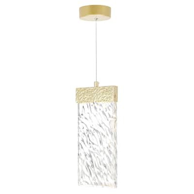 Carolina LED Pendant With Gold Leaf Finish - Gold Leaf