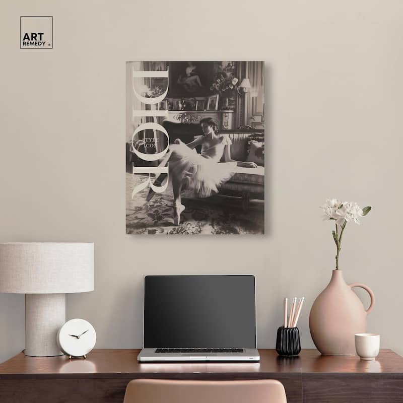 Style Ballerina Cover Canvas by Art Remedy, Gallery Wrapped