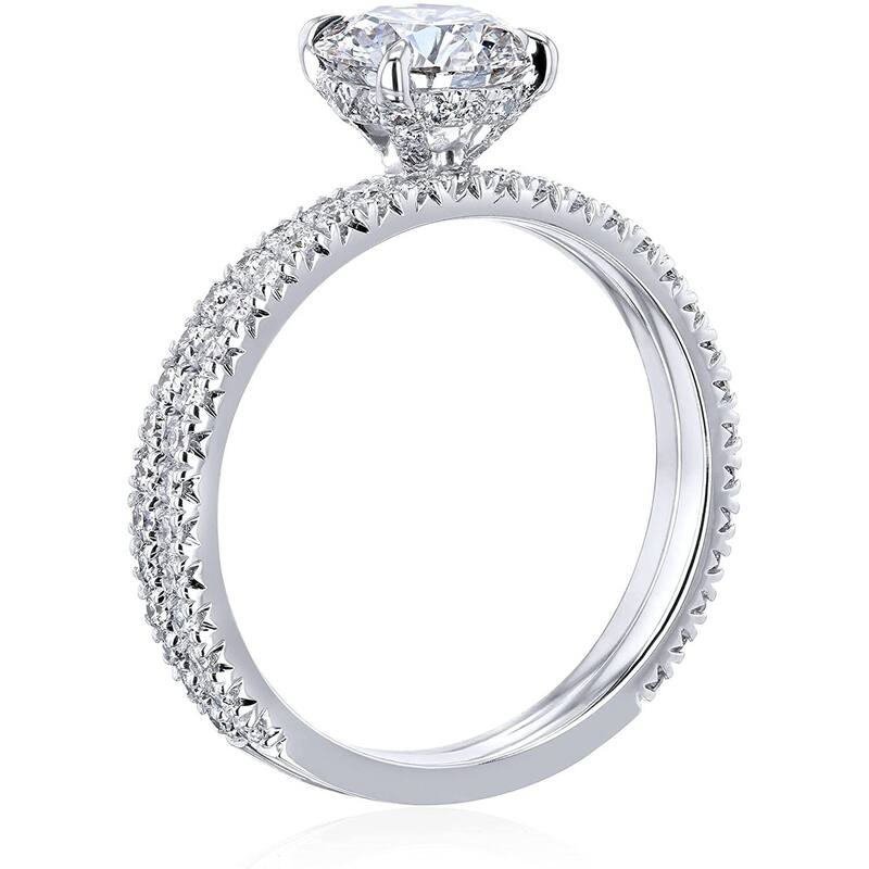 Annello by Kobelli 14k Gold Lab Grown Diamond Wrap Basket Bridal Set (GH/SI, DEF/VS)