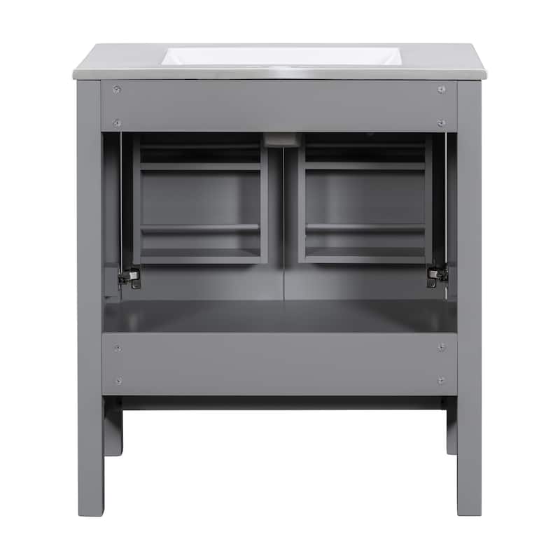 30" Bathroom Vanity with Single Sink
