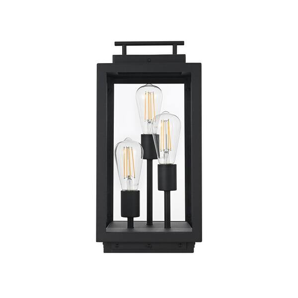 slide 2 of 10, Desmond Outdoor Lawn Light in Black 8.3"