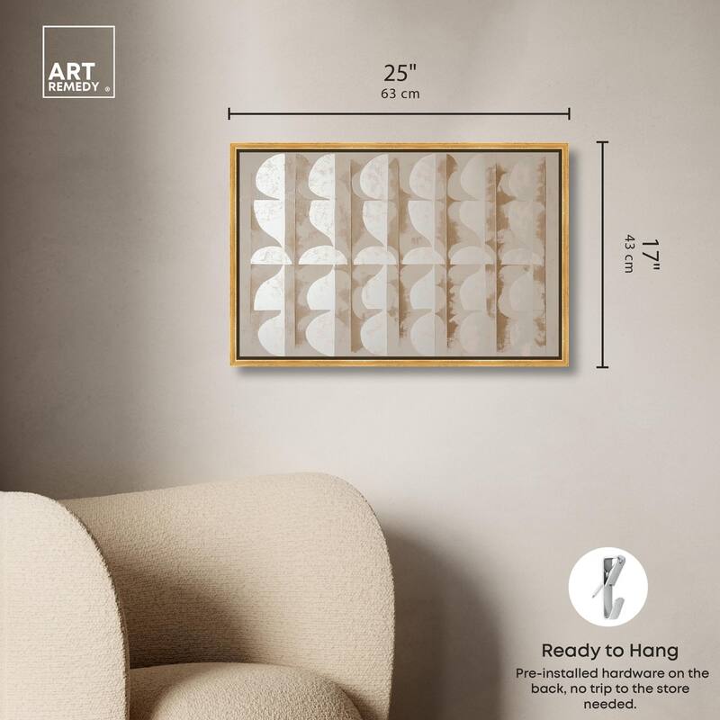 Columnar Shapes I Canvas by Art Remedy