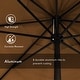 preview thumbnail 38 of 143, North Bend 9-foot Round Auto-tilt, Bronze Finish, Sunbrella Patio Umbrella by Havenside Home