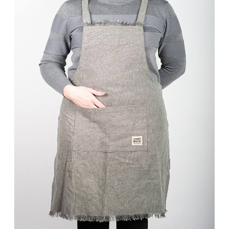 Stone Washed Gray Apron