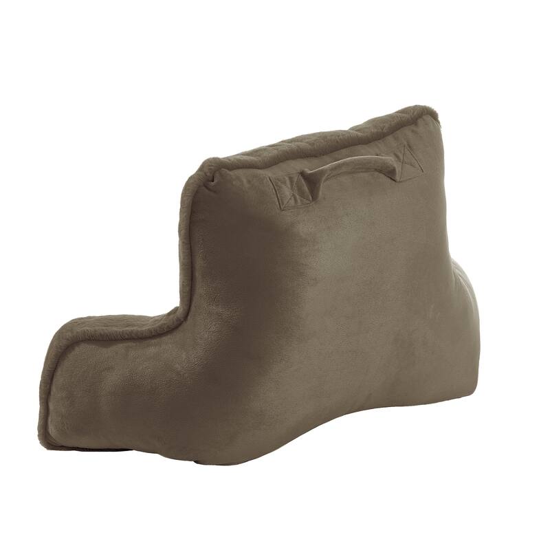 Home Soft Things FauxFur Bedrest Reading Pillow