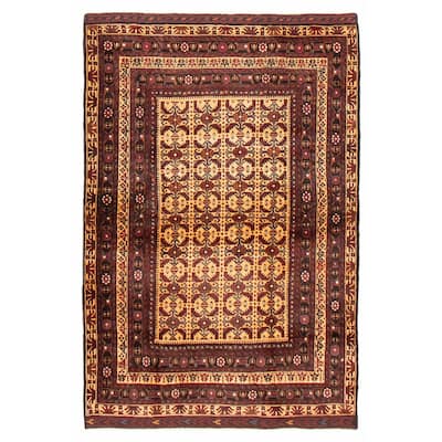 Teimani Beige Rug 4'1" x 6'6" - 4'1 x 6'6