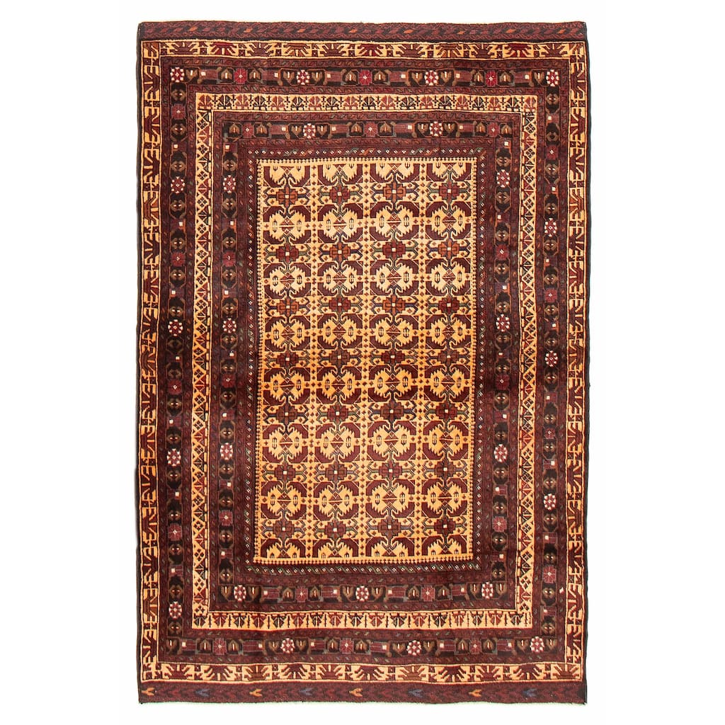 Teimani Beige Rug 4'1" x 6'6" - 4'1 x 6'6