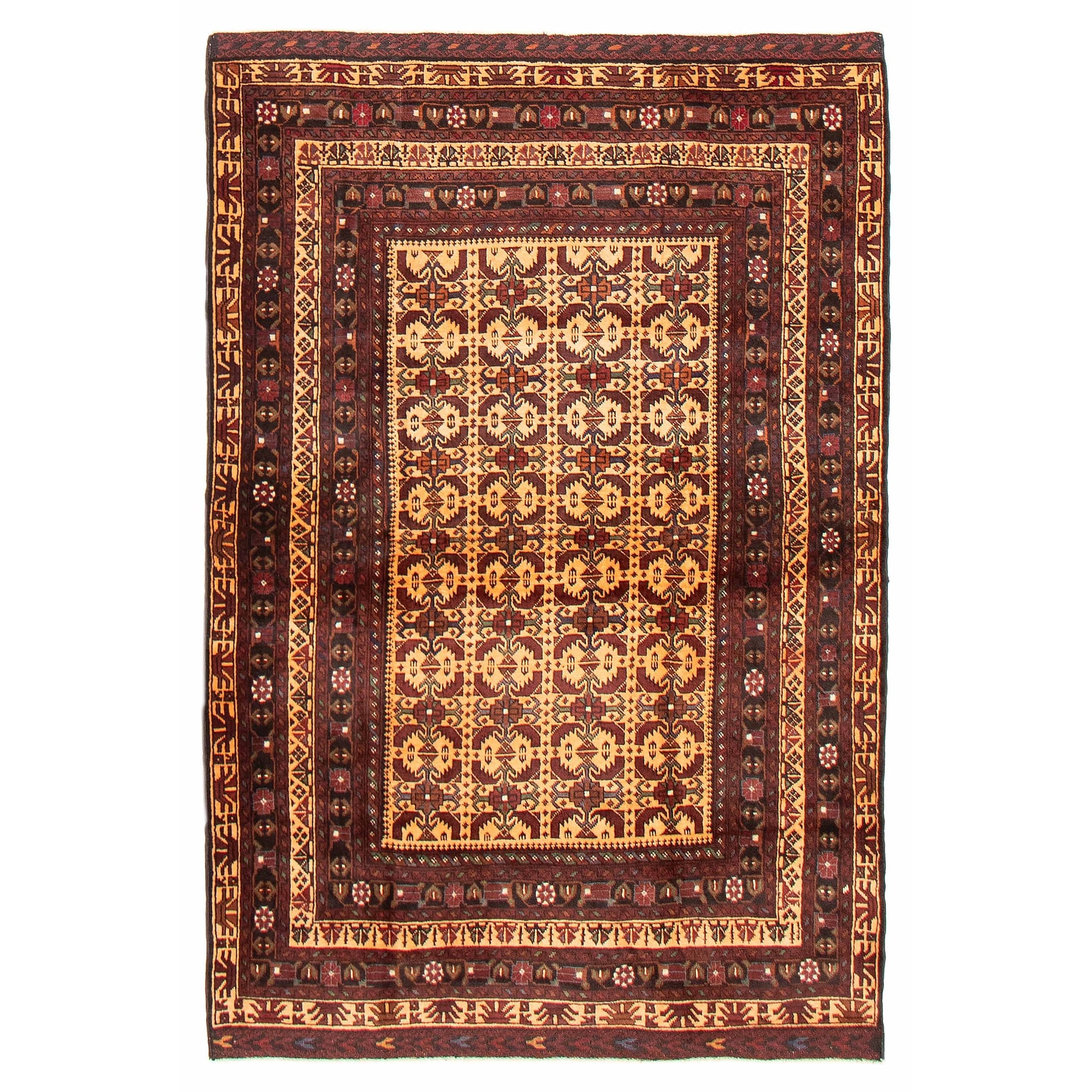 Teimani Beige Rug 4'1" x 6'6" - 4'1 x 6'6