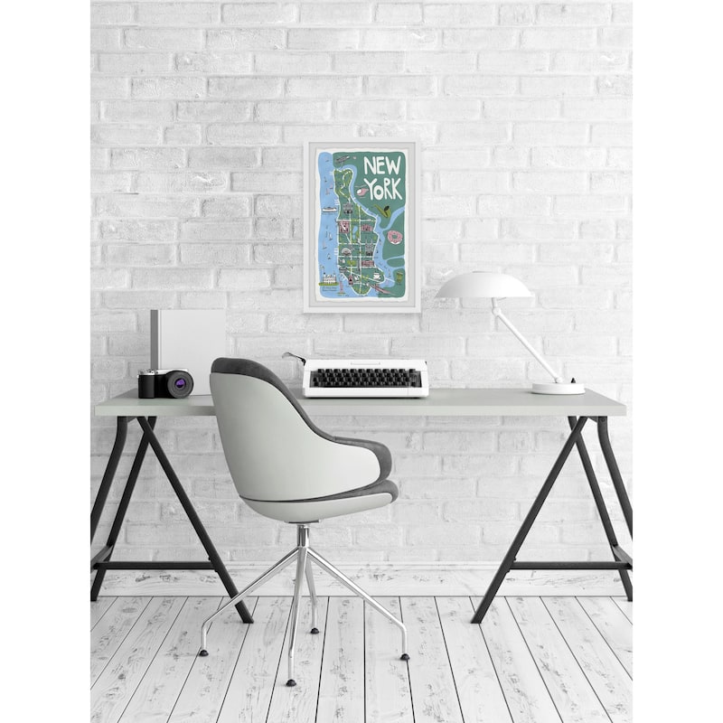 'New York Escape' Framed Painting Print