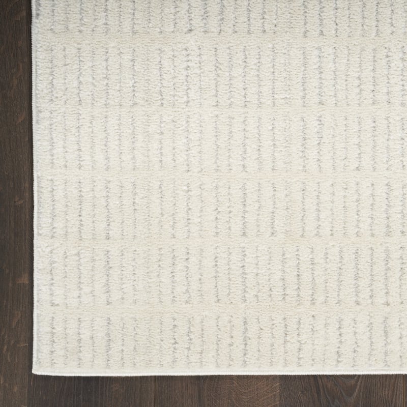 Power Loomed Abstract Modern Stain Resistant Area Rug - 84' X '63' X '0.63