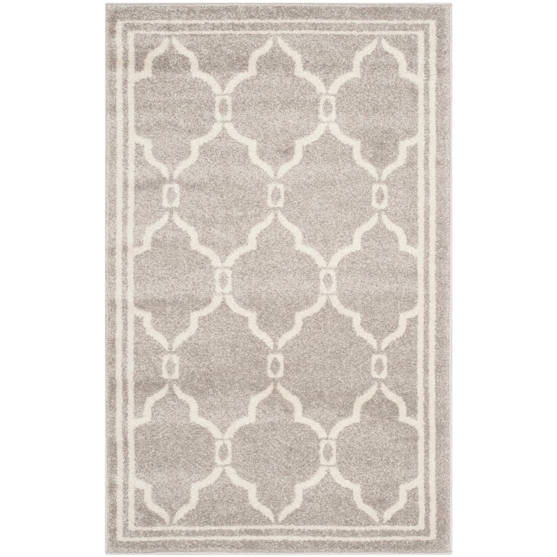 SAFAVIEH Amherst Nargis Modern Rug - 2'6" x 4' - Light Grey/Ivory