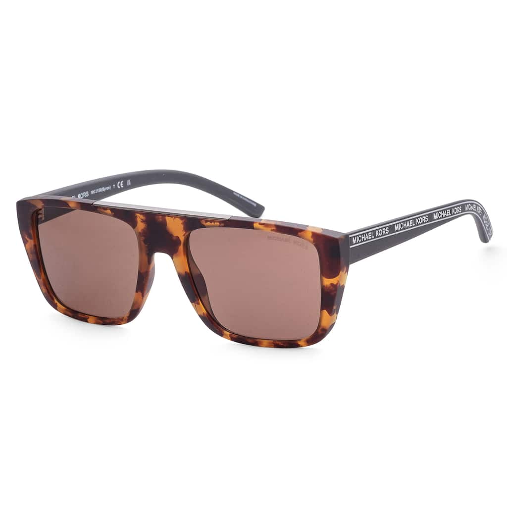 Michael Kors Men's 55mm Matte Dark Tort Sunglasses