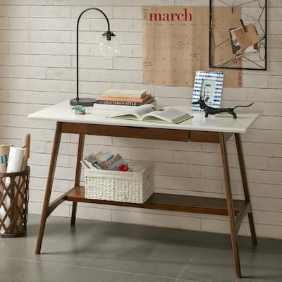 Madison Park Avalon Solid Wood Mid-Century Desk