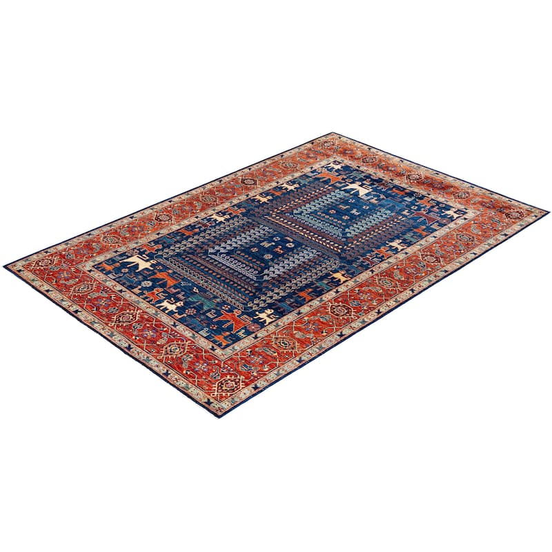 Serapi, One-of-a-Kind Hand-Knotted Area Rug - 5' 10" x 8' 10"