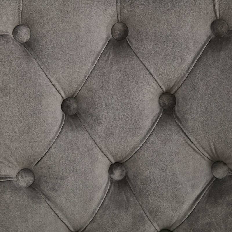 Velvet Dining Chair with Handmade Tufted Trim, Solid Wood Handles on Top and Sides, Elegant Overall Shape,Set of 2