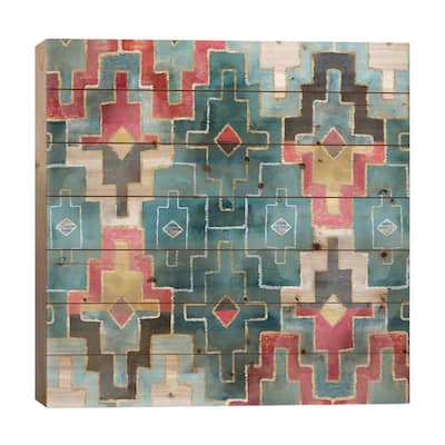 Urged I Print On Wood by Eva Watts - Multi-Color