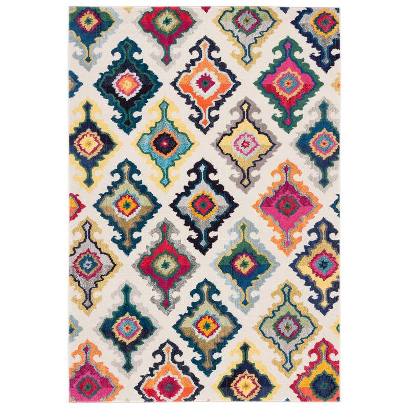 SAFAVIEH Monaco Selvinaz Boho Rug - 5'1" x 7'7" - Ivory/Multi