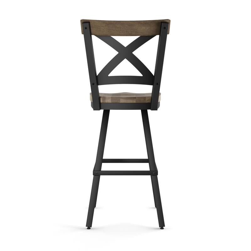 Amisco Jasper Swivel Counter and Bar Stool