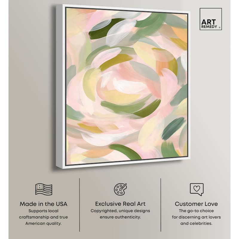 Brushstroke II Canvas by Art Remedy
