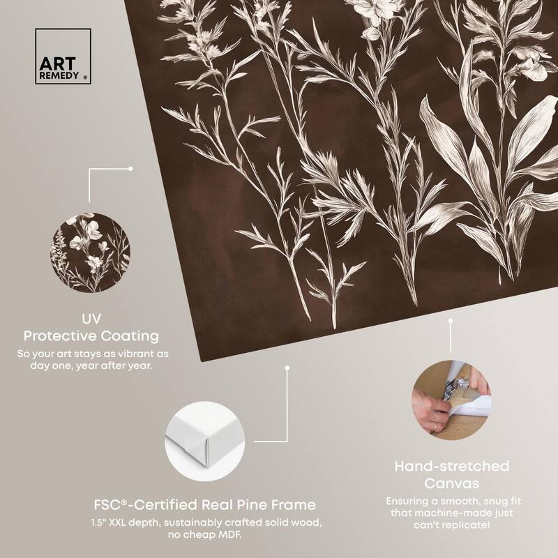 Timeworn Tendrils II Canvas by Art Remedy, Gallery Wrapped