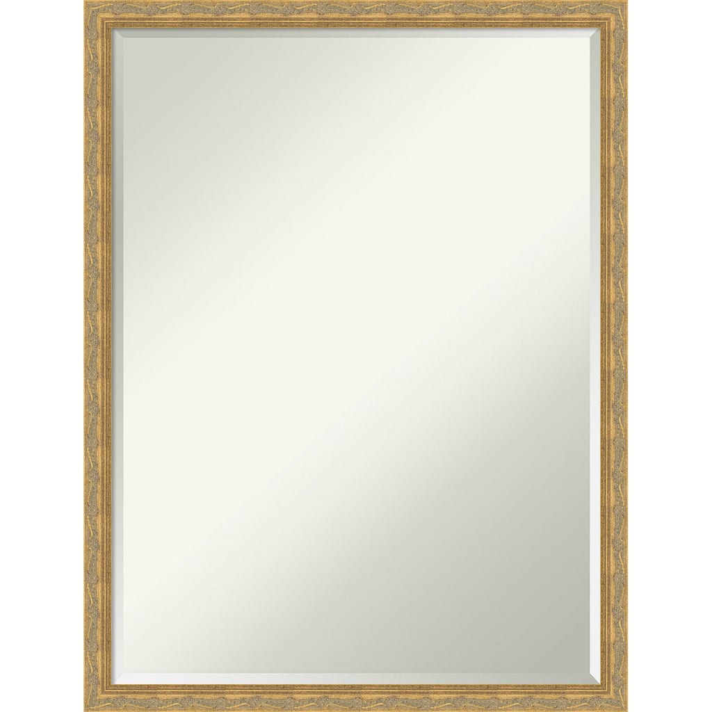 Mila Half-Inch-Bevel Wood Framed Bathroom Vanity Wall Mirror
