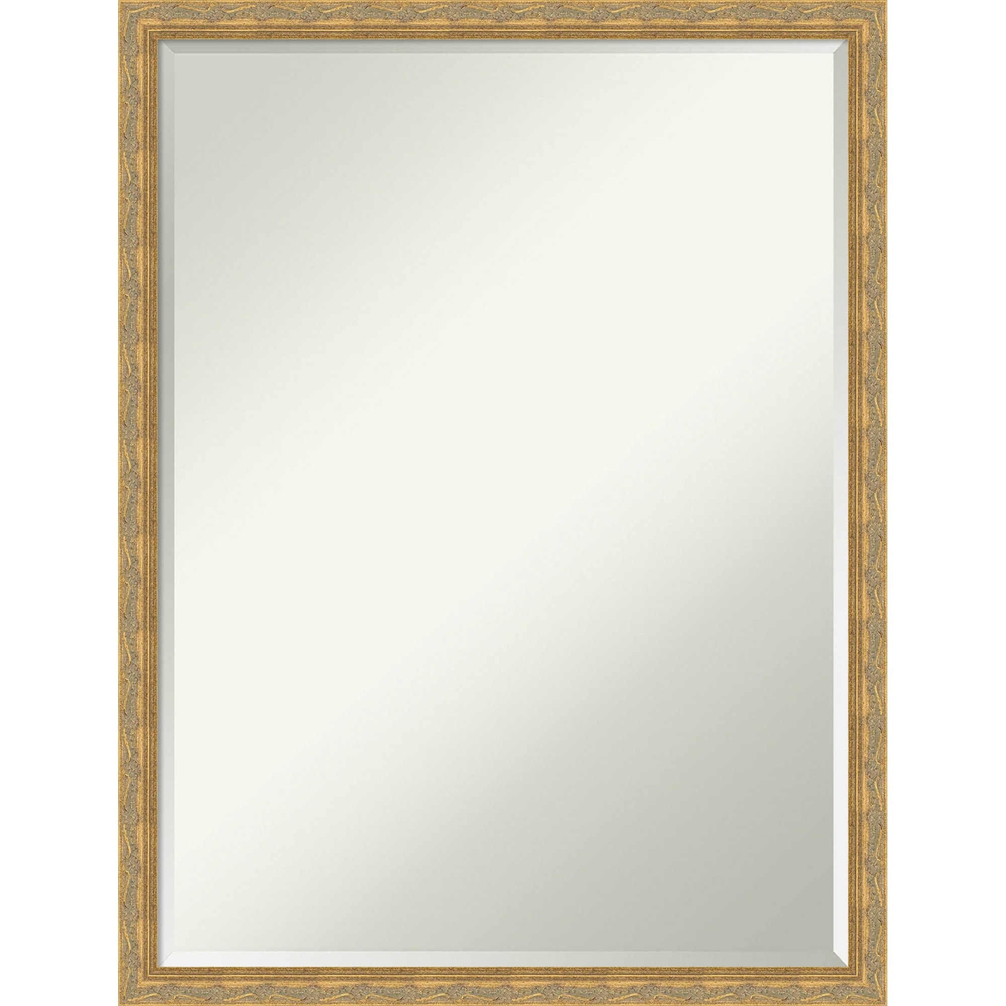 Mila Half-Inch-Bevel Wood Framed Bathroom Vanity Wall Mirror