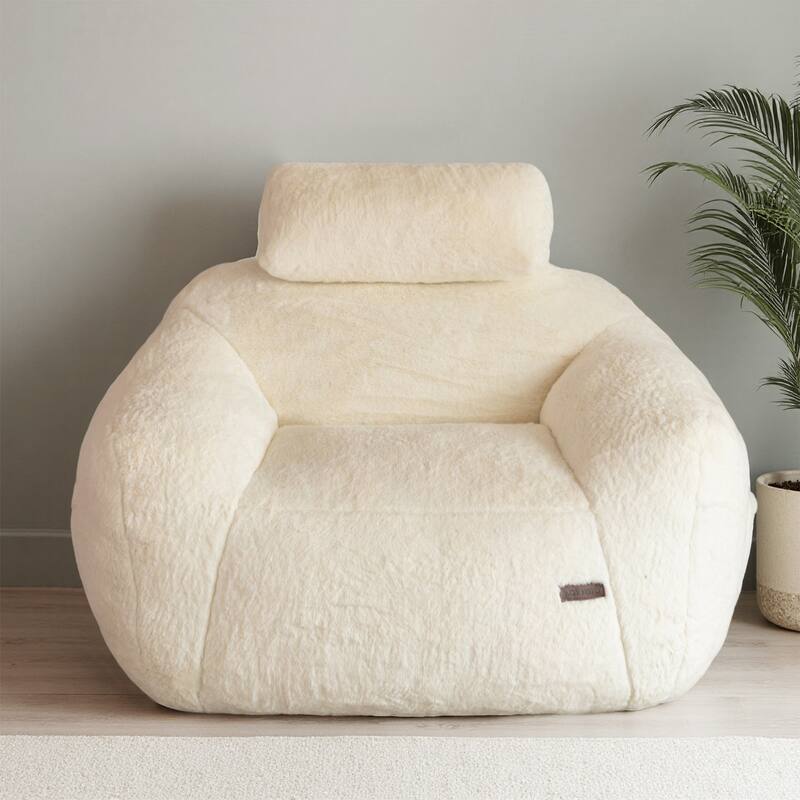Giant Bean Bag Sofa Chair with a Pillow