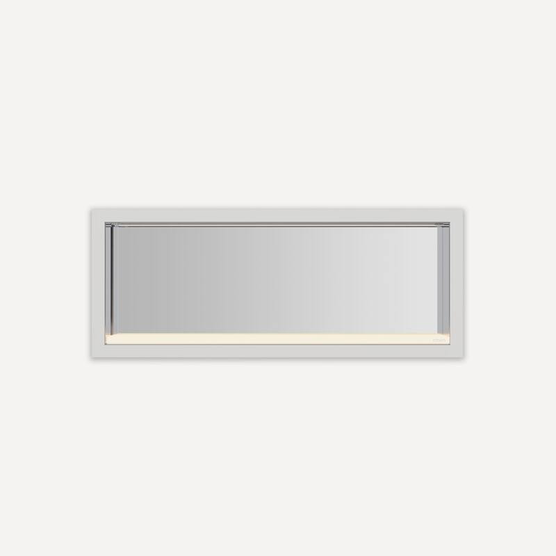 Robern COV2410D4E2 23-1/4" x 9-3/8" Lighted Framed Medicine Cabinet - Chrome