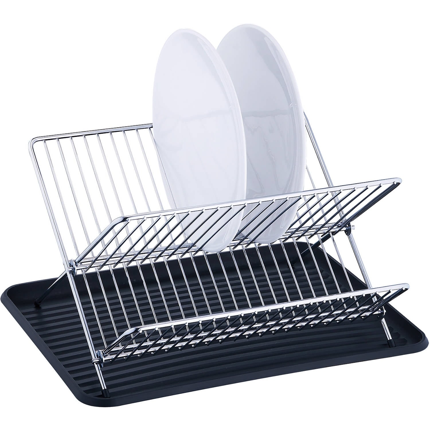 Folding metal dish rack clearance